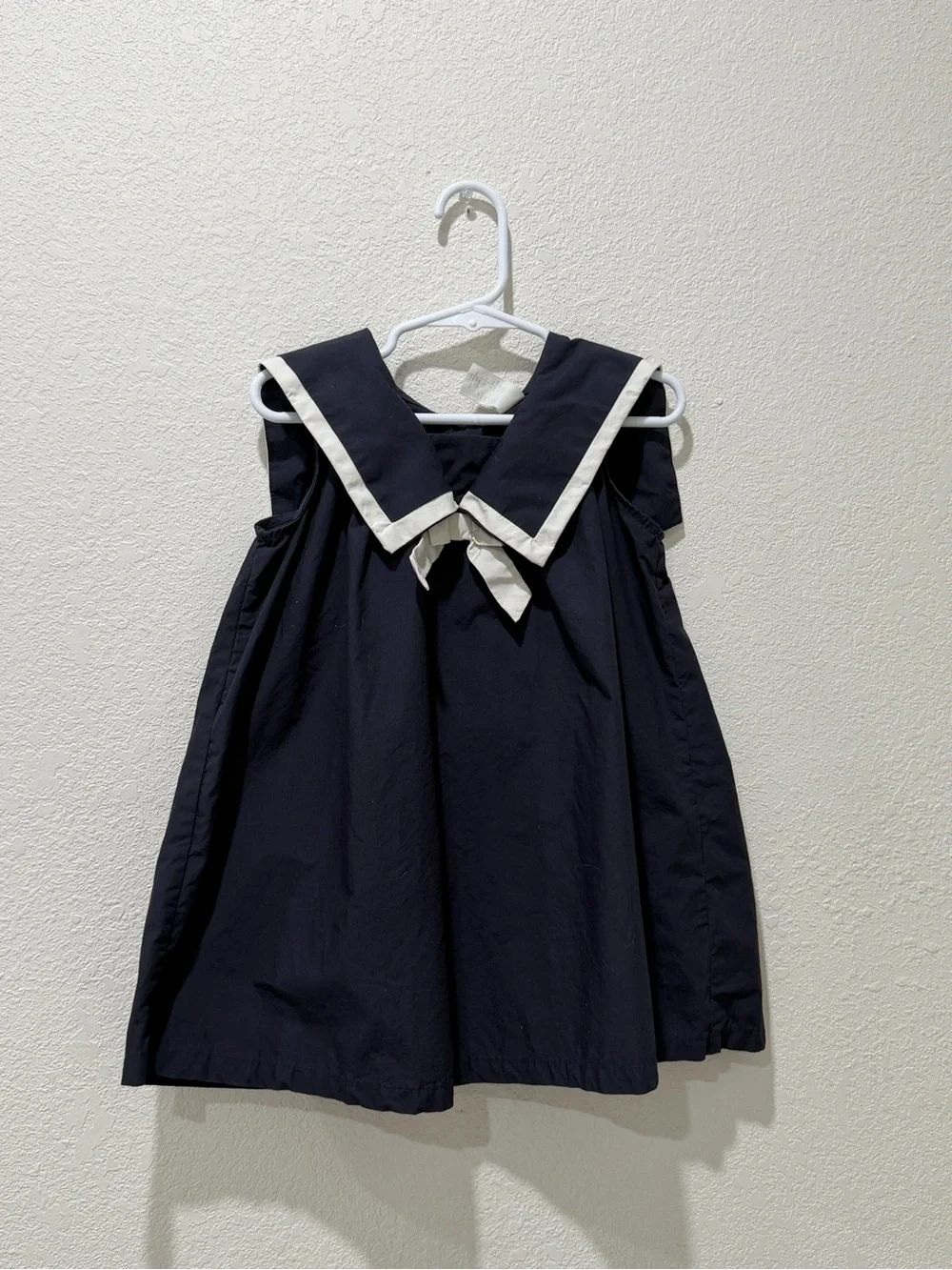 H&M Navy Dress with White Sailor Collar